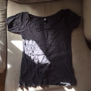 dark gray cotton shirt